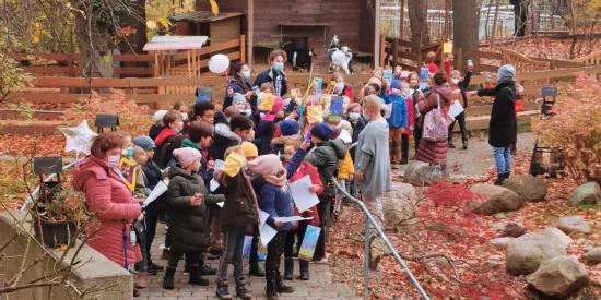 Kinder zum Martinsfest