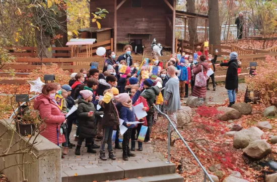 Kinder zum Martinsfest